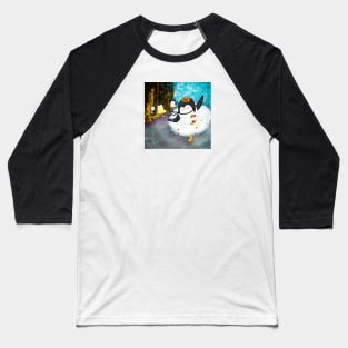 The Penguin Star Art Series Baseball T-Shirt